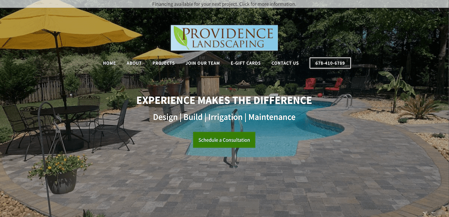 Recent Project - Providence Landscaping
